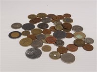 Mixed Lot of Foreign Coins (45 pcs)