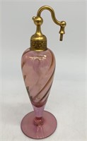 DeVilbiss Iridescent Art Glass Perfume Bottle