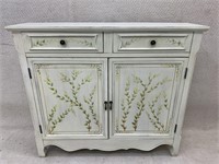White Paint Decorated Hall Console