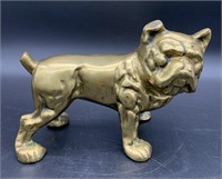 Heavy Solid Brass French Bulldog Figurine