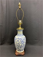Blue and White Porcelain Table Lamp