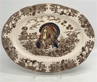 Antique 16in Turkey Platter