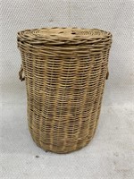 Double Handled Wicker Basket with Lid