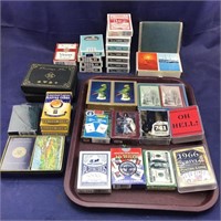 39 Used & Unused Vintage & Newer Decks of Cards