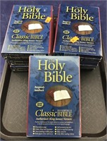 7 New Hardback King James Version Bibles