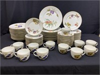 Royal Worcester Evesham Porcelain China Set