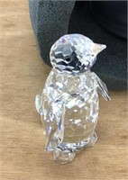 Small Boxed Swarovski Lead Crystal Penguin