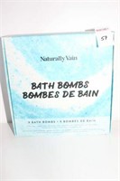 9PACK NATURALLY VAIN BATH BOMBS