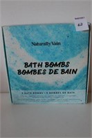 9PACK NATURALLY VAIN BATH BOMBS