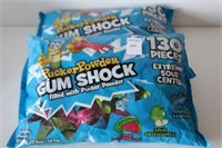 LOT OF 2 PUCKER POWDER GUM SHOCK 585G BB: