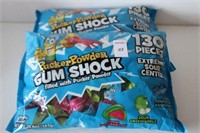 LOT OF 2 PUCKER POWDER GUM SHOCK 585G BB: