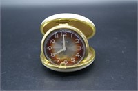 Vintage Equity Travel Pocket Clock
