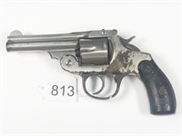 Iver Johnson 5-shot top break revolver, 38 S&W,