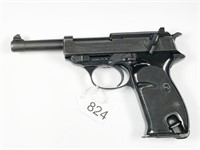 Walther P38 pistol, 9mm, s#147152, with holster