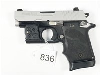Sig Sauer P938 pistol, 9mm Para, s#52B255954