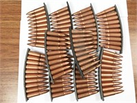 7.62x39, bag of 100rds on stripper clips, full