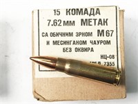 7.62x39, box of 15rds