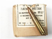 7.62x39, box of 15rds