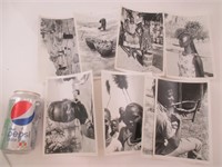 7 Photos tribu africaine novembre 1967 NUBA Mt