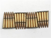 8mm, bag of 20rds on stripper clips, headstamp