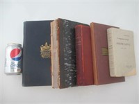 5 livres anciens 1909-1917-1917-1927-1932