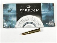 30-30 Win, open box of 18rds Federal Power-Shok,