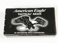 223 Rem, box of 20rds American Eagle Tactical
