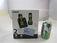 2 téléphones Vtech avec répondeur
