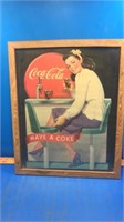 Coke pic in frame