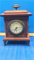 Wood n metal battery operated clock