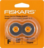 Fiskars Rotary Trimmer Blade ( 2 Pack) 28mm