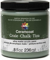 Delta Ceramcoat Chalk Paint 8oz Spanish Olive
