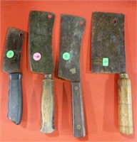 4 meat cleavers