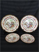 4x Royal Paragon plates "Manchu" pattern.
