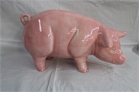 Ceramic pig 17" X 9.5"H