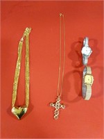 Ladies Seiko Watches and necklaces