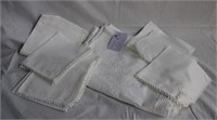 Tablecloth cotton 65 X 101" and 12 matching napkin