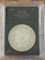 1890-O Morgan Silver Dollar