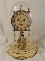 Kundo 400 Floral Day Clock Circa 1950's