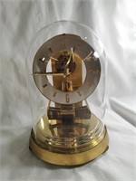 1970's Kundo Glass Dome Clock with Pendulum