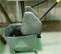 White mop bucket