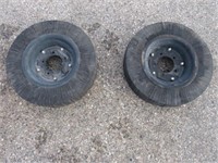 2-20in. Solid Rotary mower tires (New)
