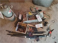 Acetylene tank, torch, sparker