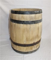 Barrel with steel strapping 20"H, 15"D