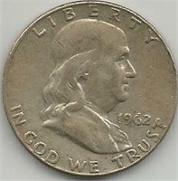 2-Franklin Half dollars