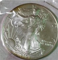 2004 American Silver Eagle dollar
