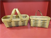 Longaberger medium chore and key baskets