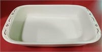 Longaberger traditional red 9x13 pottery baking
