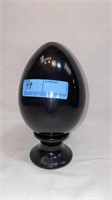 MARBLE/ STONE EGG ON STAND
