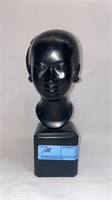 SIGNED BRONZE HEAD OF YOUNG ASIAN GIRL